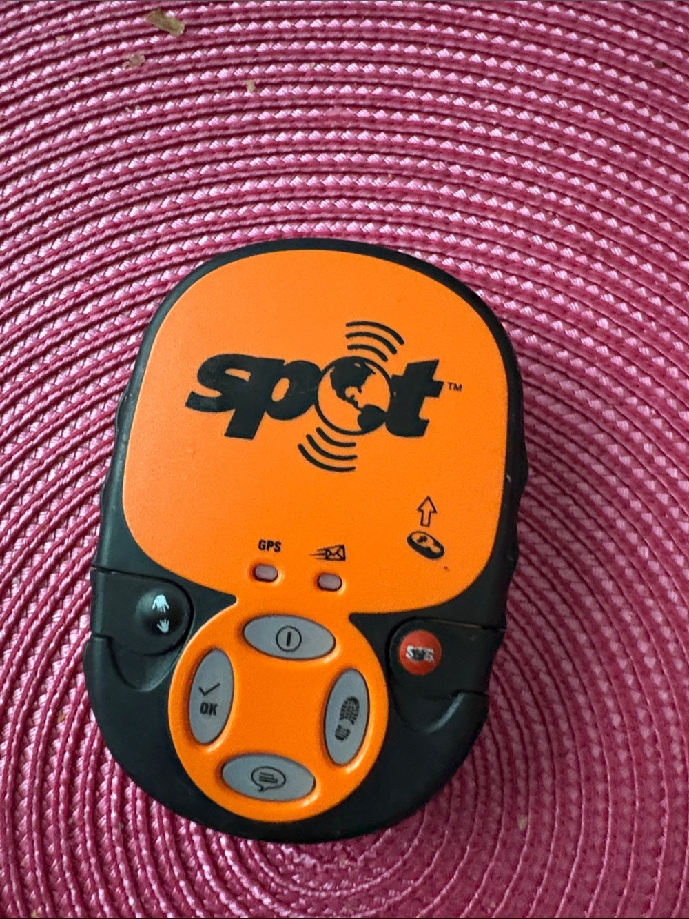 Orange GPS Satellite Messenger - Portable Personal Locator